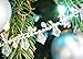 Kurt Adler Clear Acrylic Bead Garland