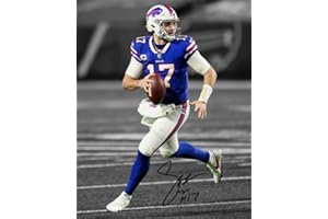 Ikonic Fotohaus Josh Allen Signed Photo Autograph Print Wall Art Home Decor