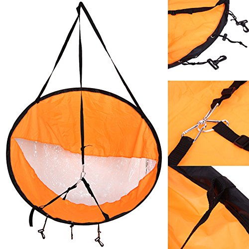 Ywillink Kayak Boat Wind Sail Canoe Sup Paddle Board Sail with Clear Window Fishing Rowing Boat Inflatable Outboard Drifting