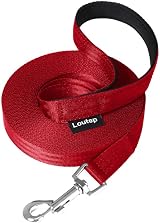 Loutep Training Lead for Dogs 3m 5m 10m 15m 20m 25m 30m Nylon Leash with Padded
