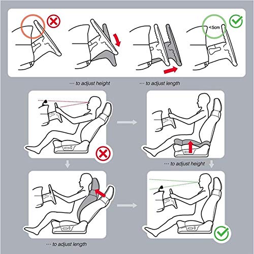 ZOORE Supporto Telefono per Auto, Porta Cellulare per Bocchette dell\'Aria, Rotazione 360 Gradi Universal iPhone Huawei Samsung GPS e Altri dispositivi Cellulari Car Regolabile cruscotto del Supporto