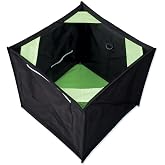 Forester Throw Bag - Easy Folding Arborist Throw Line Cube Storage Organizer Tree Cutting Equipment Throwline Box Arborist Throw Line Storage Thrower Supply Big Storage Bags Cubes Black
