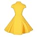 BI.TENCON Women's Retro Vintage 1950s Style Cap Sleeve Swing Party Dress