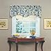 Waverly Imperial Dress Jacobean Floral Rod Pocket Valance for Windows in Bedroom, Kitchen, or Living Room, 80