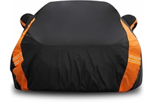 Avecrew Car Cover Waterproof All Weather for Automobiles, Outdoor Heavy Duty Full Exterior Covers for Sedan(186"-193")