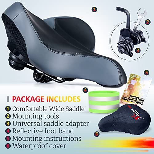Giddy Up! Bike Seat Compatible with Peloton Exercise and Road Bicycle
