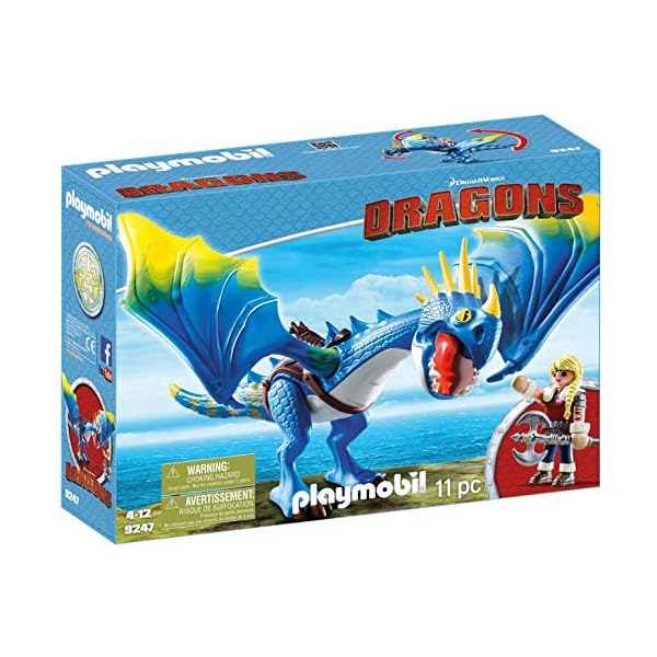 PLAYMOBIL 9459 Spielzeug - Rotzbakke und Hakenzahn Unisex-Kinder & 9247 - Astrid und Sturmpfeil – Bild 6