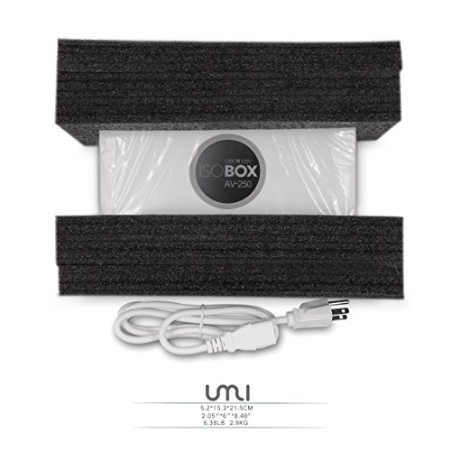 UMI Isolation Transformer 120V Compact Power Line Conditioner 250Watts with Faraday Shielding and Filter (AV-250)