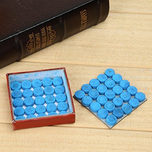 GOSONO 50pcs/lot 10mm Blue Billiard Pool Cue Tips Hardness in M Billiard Snooker Cue Stick Tip Billiard Accessories Master Tip For Black Ball Club