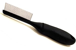 Miracle Care Coat Fine Grooming Comb, Black, 9"" l x 1.25"" w x 1.25"" h (3240)