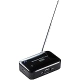 サンワダイレクト iPhone＆Android ワンセグチューナー 【 iPhoneSE /6s /6s Plus 対応】 無線 録画対応 高感度ロッドアンテナ＆据え置きアンテナ付属 400-1SG003