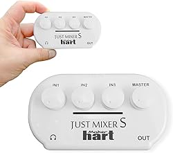 Maker hart JUST Mixer S Portable 3 Channels Stereo