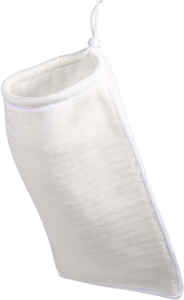 Filter Bag for Aquarium Drawstring Filter Mesh Bag Fish Tank Cotton Pouch Cleaner Tool for Aquarium Garden Fish Pond