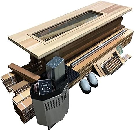 Amazon Com Northern Lights Group Diy Sauna Kit 5 X 5 Complete Sauna Room Package 5 Kw Electric Heater Home Kitchen