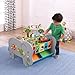 KidKraft Colorful Wooden Animal Toddler Activity Station - Toddler and Preschool Educational Toys, Wood Toys for Kids, Gift for Ages 3+