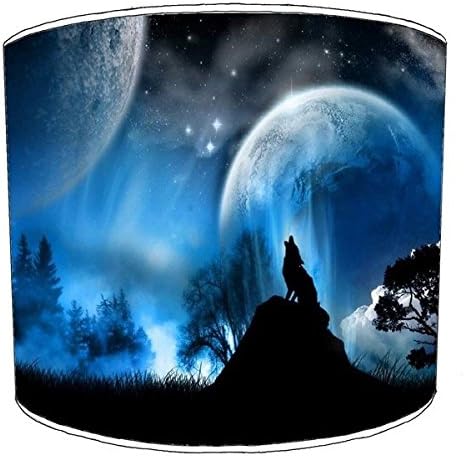 Wolf Lampshade for A Ceiling Light in 3 Sizes - Free Personalisation