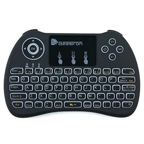 Beastron MKB-BB1 BST-BB1 2.4G Mini Wireless Keyboard with Mouse Touchpad Rechargeable Combos for Pc, Pad, Google Android TV Box and More, Backlit Electronics, Computers & Accessories, Computer Accessories & Peripherals, Keyboards, Mice & Accessories, Keyboard & Mouse Combos