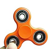 Hand Spinner Fidget Spinner Focus Toy,relieves your ADHD, anxiety, and boredom (Orange)