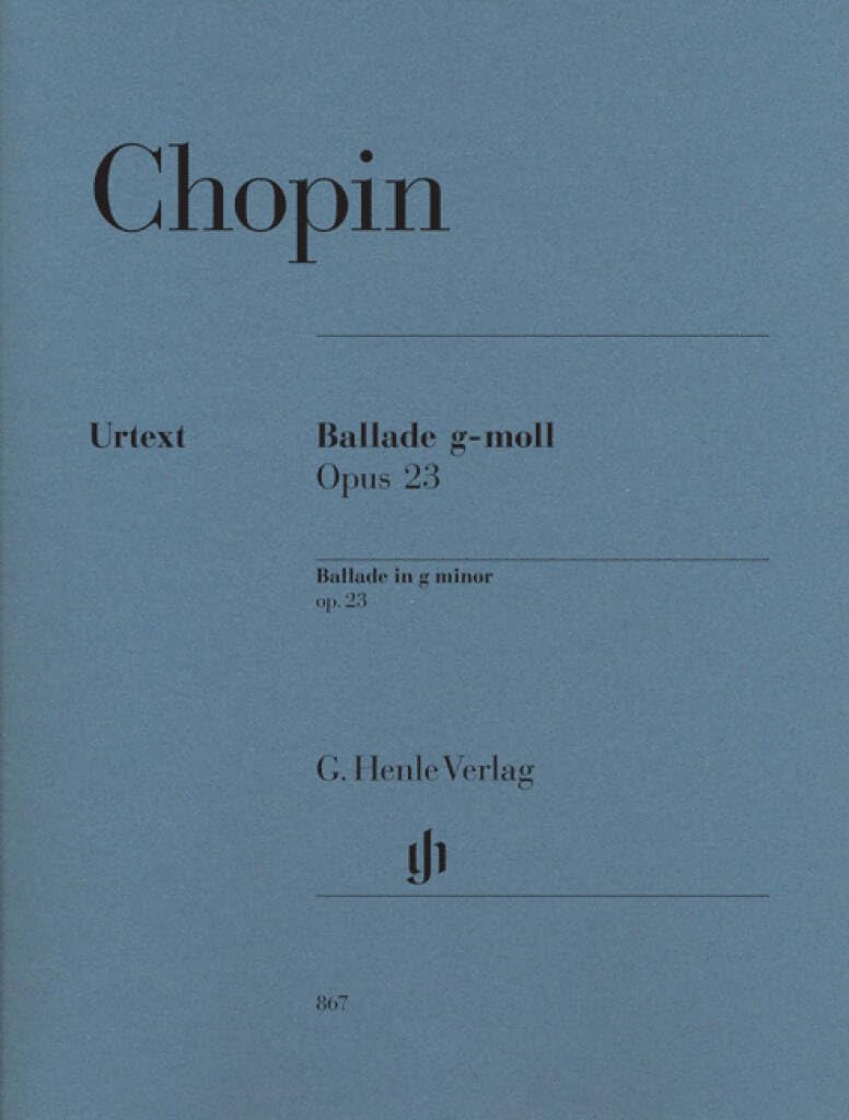 Ballade in Gm op. 23 - Piano - (HN 867)