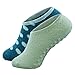 Skidders Womens Soft Touch Grip Socks - One Size Fits All, 2-Pack - Blue with White Polka Dots / White