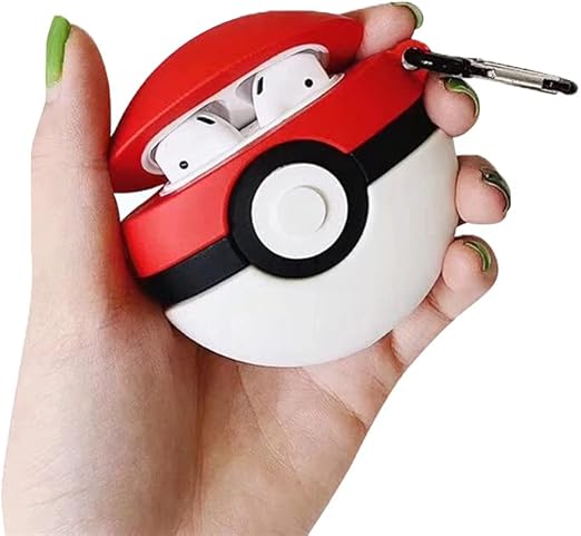 Amazon Airpods ケース Airpods Pro ケース シリコンケース ポケモンエアポッドカバー モンスターボールヘッドホンケース Airpods Pro イヤホン ヘッドホンケース