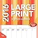 Large Print - 2016 Calendar 12 x 12in