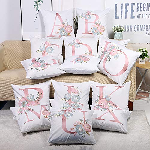 cushion covers with initials