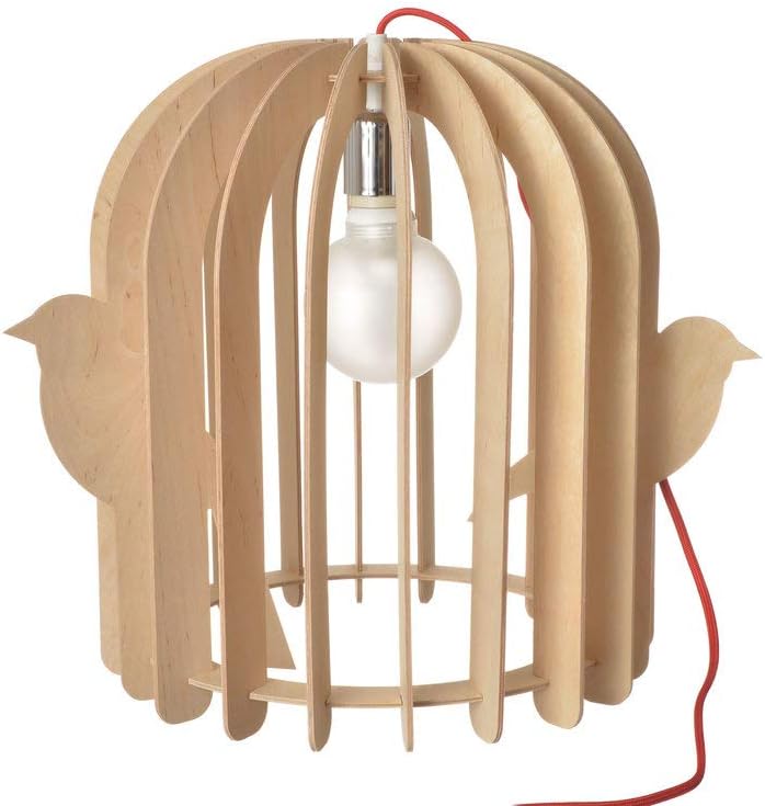 Neoly ILA3951164 Table Lamp, Wood, Multi-Colour, 40 x 32