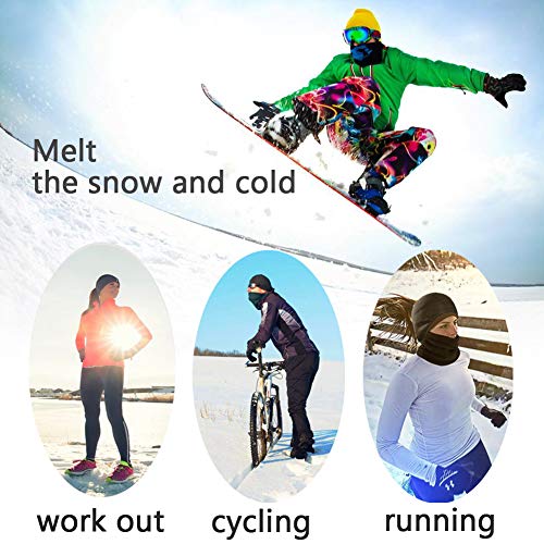 Ear Warmers Hat Neck Warmer Set Fleece Neck Gaiter Warmer Winter Windproof Face Mask Wind Proof Cap for Men Women,Perfect for Sports & Dail