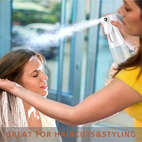 Continuous Spray Bottle 10 Ounce Hair Mister Spray Bottle Ultra Fine