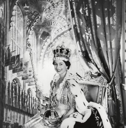 Print Of Queen Elizabeth Ii On Coronation Day By Cecil Beaton
