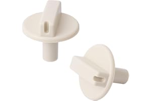 2pcs 63818002 Temperature Control Knobs, High Heat Resistant Dryer Knob Replacement Parts for Baseboard Wall Heaters & Househ