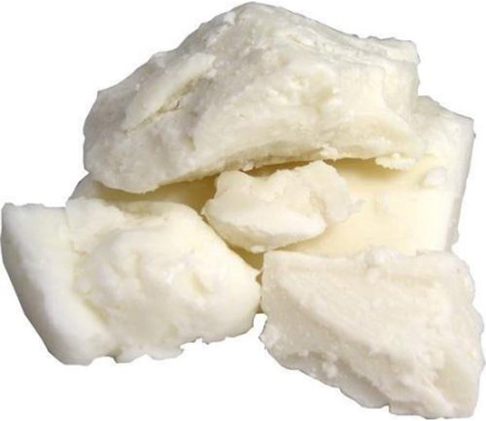 Raw Unrefined African Shea Butter Bar - 1 to 10 lbs Block Bar Various Size by Sheanefit (Ivory, 1lbs)