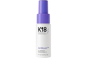 K18 AirWash™ Dry Shampoo, Non-Aerosol, Balances Scalp & Controls Excess Oil Production
