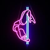 QiaoFei Pole Dancing Sexy Dancing Girl Led Sign