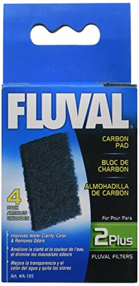 Fluval 2 "PLUS Carbon Pad (4pcs)