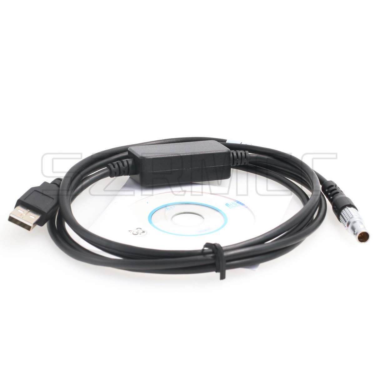 SZRMCC GEV267 806093 0B 5 pin Male to USB Data Cable for Viva Total Stations and DNA Series Digital Level Instrument (Domestic GEV267)