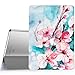 MoKo Case Fit iPad Air - Slim Lightweight Smart Shell Stand Cover with Translucent Frosted Back Protector Fit Apple iPad Air 9.7
