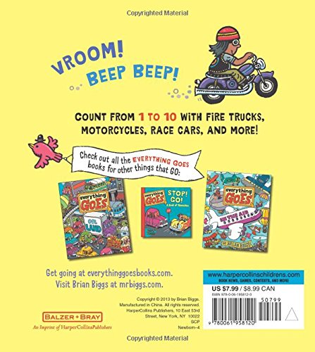 Everything Goes: 123 Beep Beep Beep!: A Counting Book