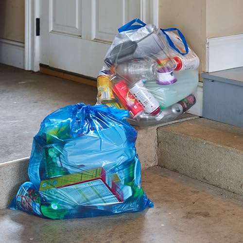 HEFTY BLUE TRASH BAGS, BLUE, 13 GALLON, 60 COUNT