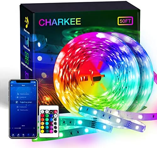 Charkee Led Strip Lights Smart 50ft