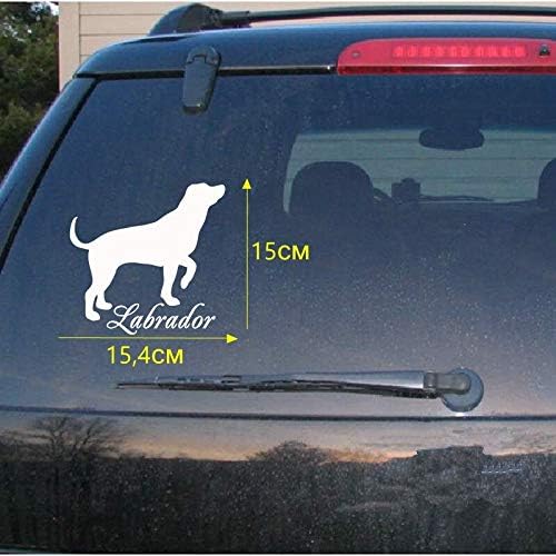 Abbpa ラブラドールカーステッカー面白い車はガラスステッカー15x15 4cmデカール Color Black B084mb3s37 644円 セール開催中最短即日発送 新作 人気 送料無料 激安 お買い得 キ フト