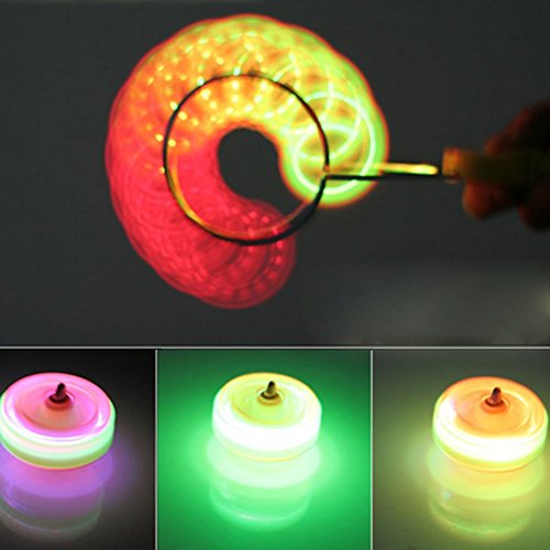 Riroad Fun Gyro Wheel Handheld Lightup Rail Twirler