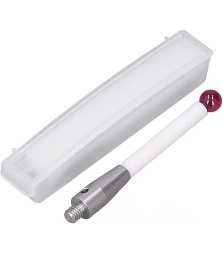 Stylet Pour Palpeur CMM - Filetage M4, Bille Rubis 2mm, Longueur 50mm - Référence A-5003-4797
