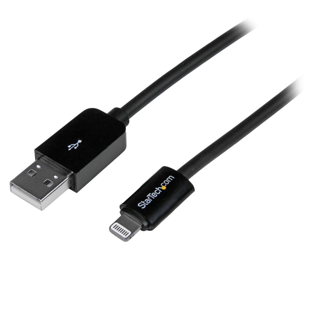 1m (3ft) Black Apple 8pin Lightning Connector to USB