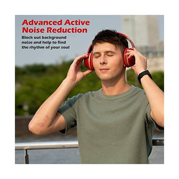 Noise-Cancelling-Headphones-Wireless-Bluetooth-50-Srhythm-2020-Version-NC15-Foldable-Over-ear-Headset-with-Microphones-for-Online-ClassHome-OfficeTVPCCell-Phone Srhythm Noise Cancelling Headphones Wireless Bluetooth 5.0, NC15 Foldable Over-ear Headset with Microphones for Online…
