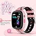 Kids Smartwatch with GPS LBS Double Positioning Tracker Phone Call Waterproof Smart Watch for Kids SOS Games Camera Pedometer Voice Messages Flashlight Alarm Clock for 3-12 Years Old Kids