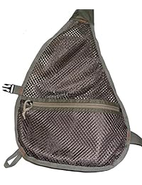 North Star Deportes Sandy punto malla Deluxe   Chaleco de pesca, color gris