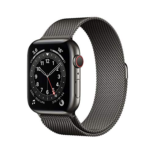 ایگرد | قیمت و خرید Apple Watch Series 6 (GPS + Cellular, 44 mm)  Edelstahlgehäuse Graphit, Milanaise Armband Graphit