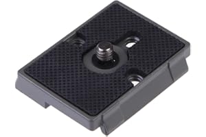 Water & Wood 1 Pcs 200PL-14 Quick Release QR Plates for Manfrotto 200PL-14 RC2 System 700RC2 701RC2 322RC2 Black